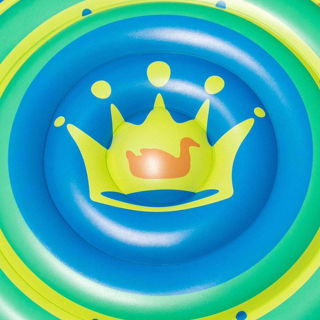 Swimline 60" Round Inflatable Highroller Chip Swimming Pool Floating Water Raft - VMInnovations