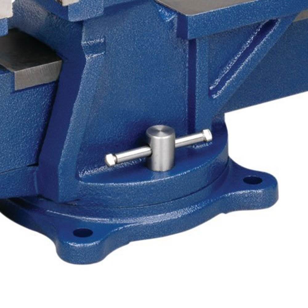 Wilton 11106 6" Jaw General Purpose Steel Swivel Base Anvil Bench Vise, Blue