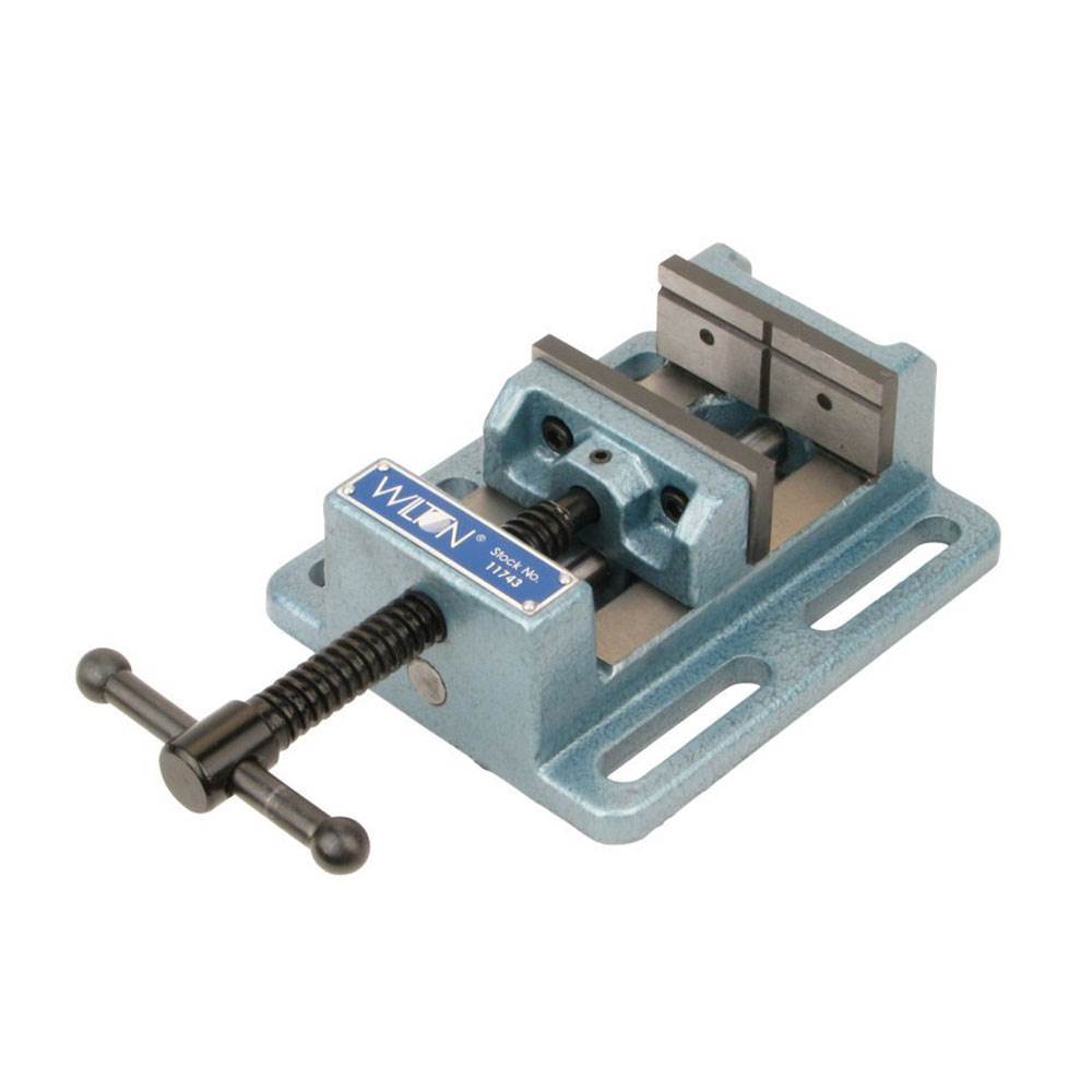 Wilton 11744 4 Inch V Groove Jaw Steel Low Profile Work Bench Drill Press Vise