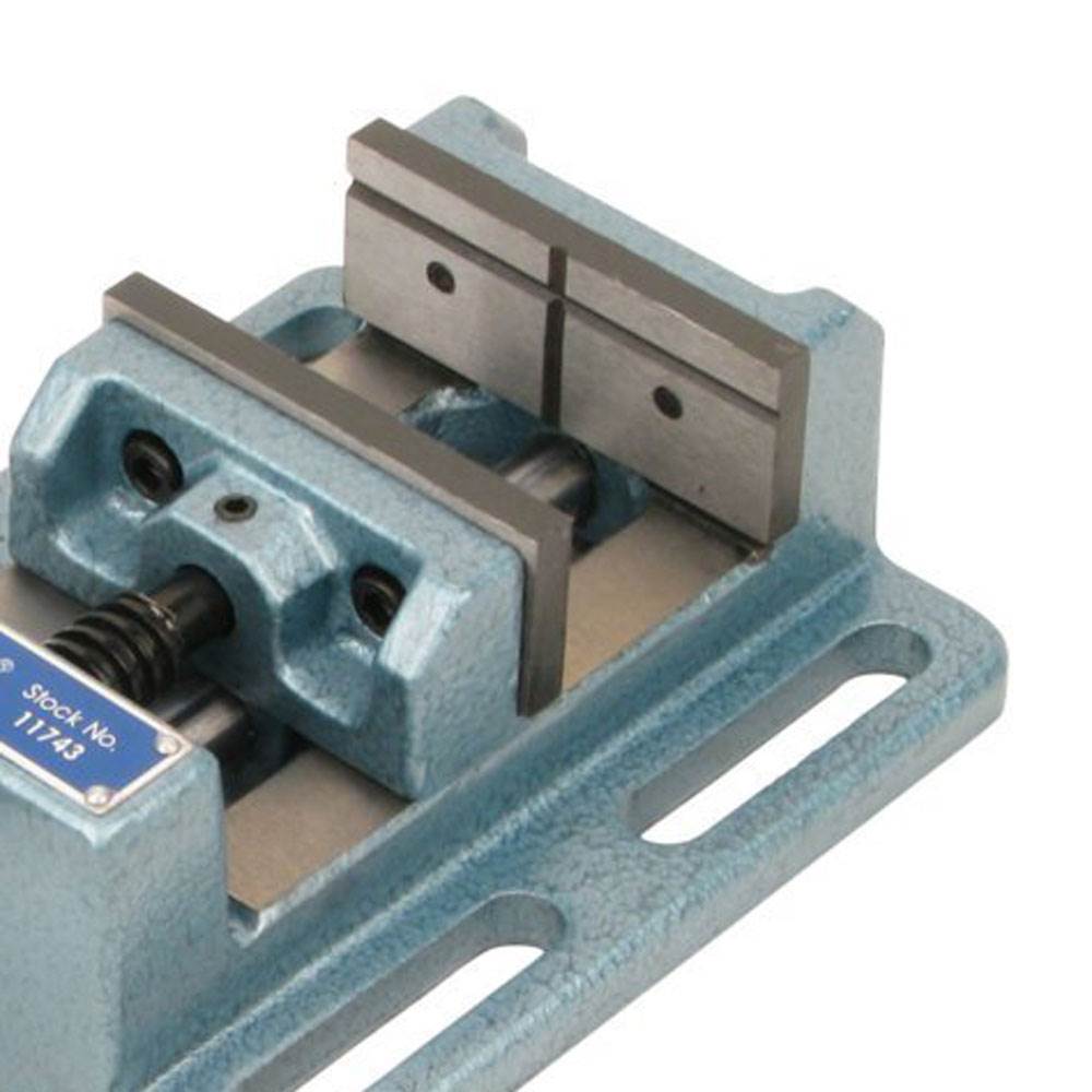 Wilton 11744 4 Inch V Groove Jaw Steel Low Profile Work Bench Drill Press Vise