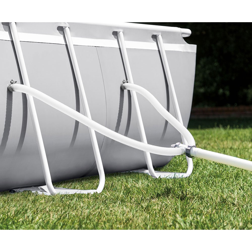 Intex 16.5ft x 9ft 48in Prism Frame Above Ground Swimming Pool Pump Set (2 Pack)