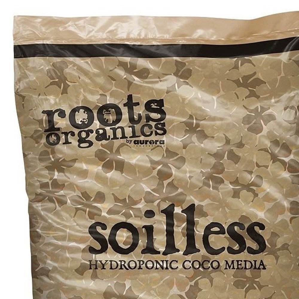 Roots Organics ROS Hydroponic Soilless Gardening Coco Fiber Media Mix, 1.5 cu ft - VMInnovations