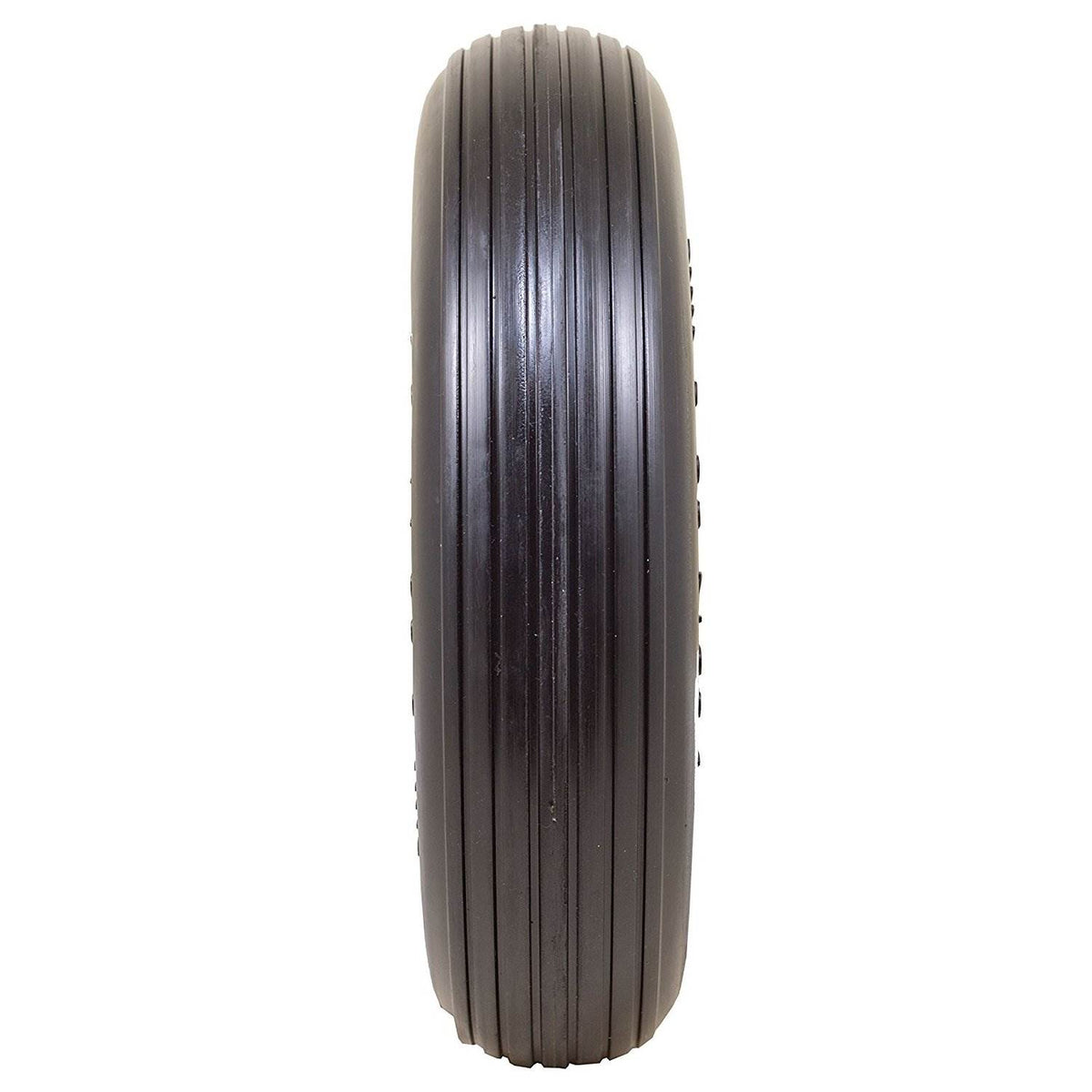 Marathon Tire 4.80/4.00-8, 3" Centered Hub Ribbed Replacement Tire (Open Box)