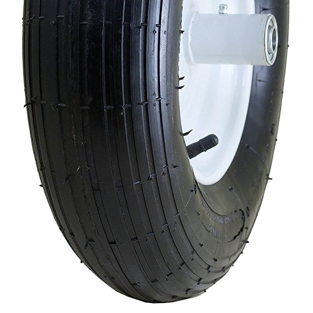 Marathon 4.80/4.00-8, 6" Hub Pneumatic Ribbed Tread Wheelbarrow Tire (Open Box)