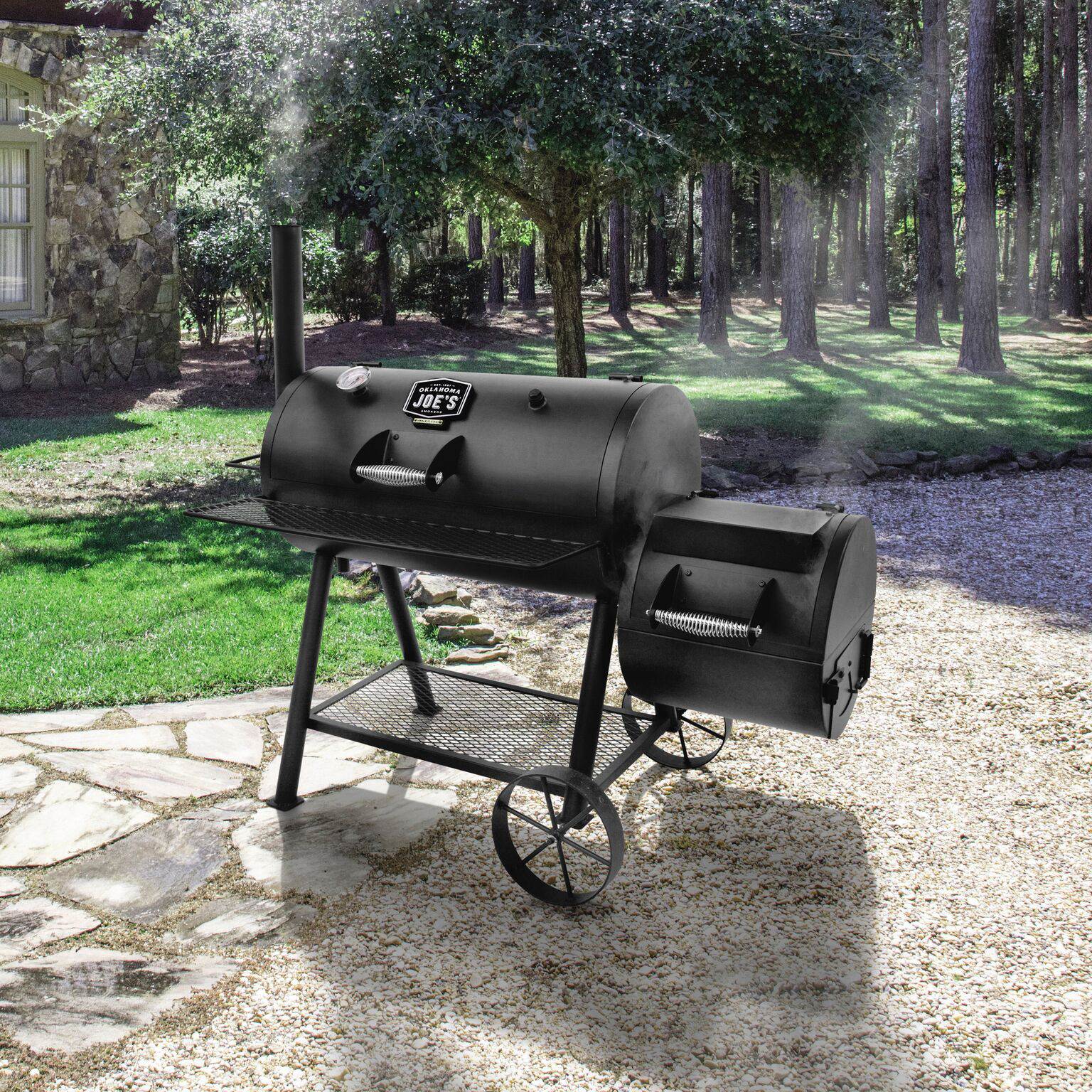Char-Broil Oklahoma Joe's Longhorn Offset Backyard Smoker (Open Box)