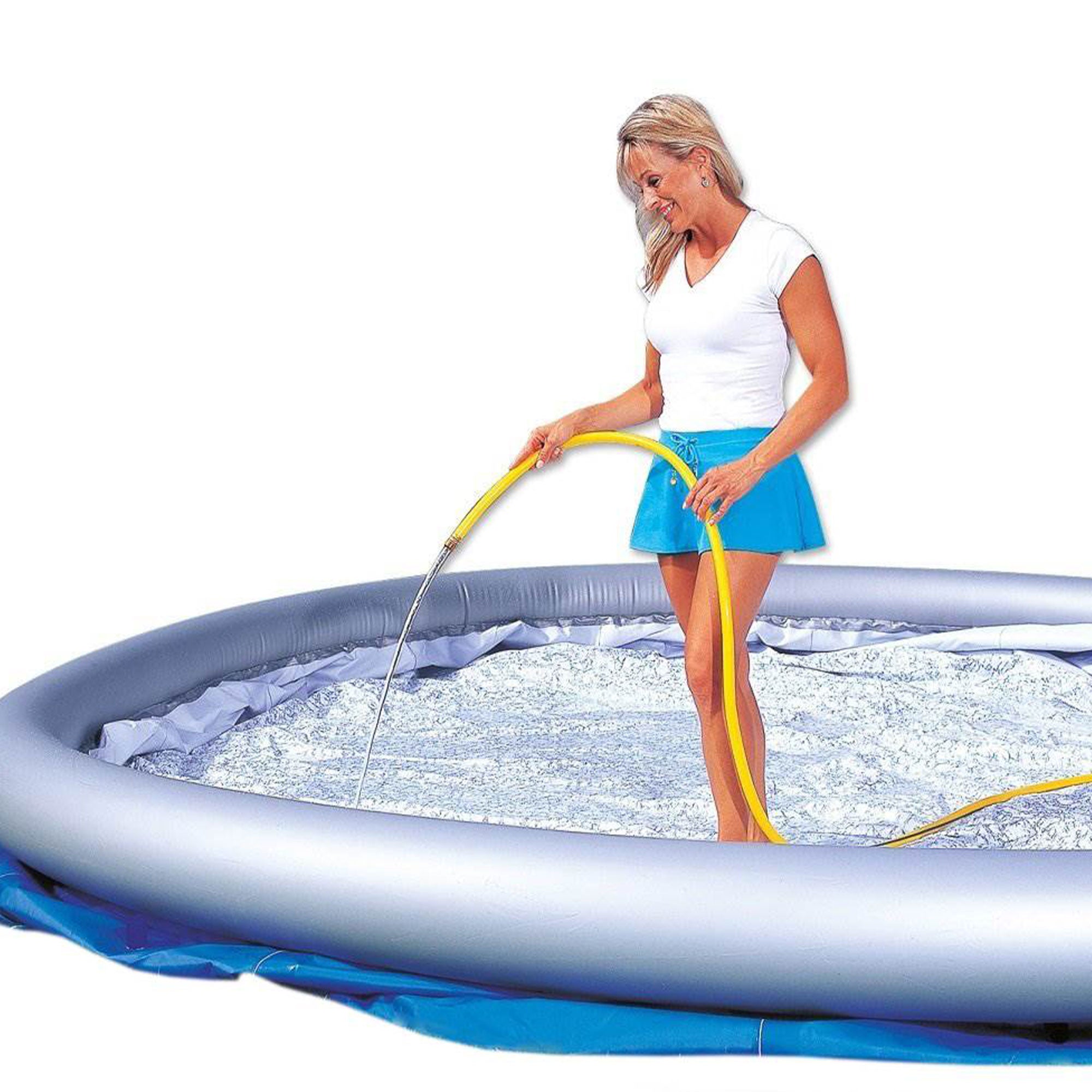 Bestway Fast Set 8ft x 26in Inflatable Above Ground Swimming Pool w/ Filter Pump