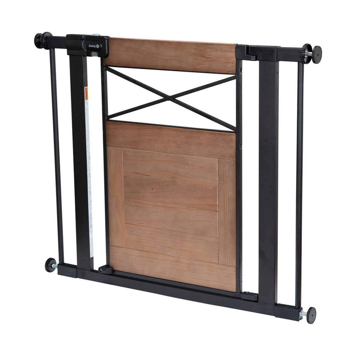 Safety 1st Easy Install One Size Modern Farmhouse Baby Pet Gate with SecureTech - VMInnovations