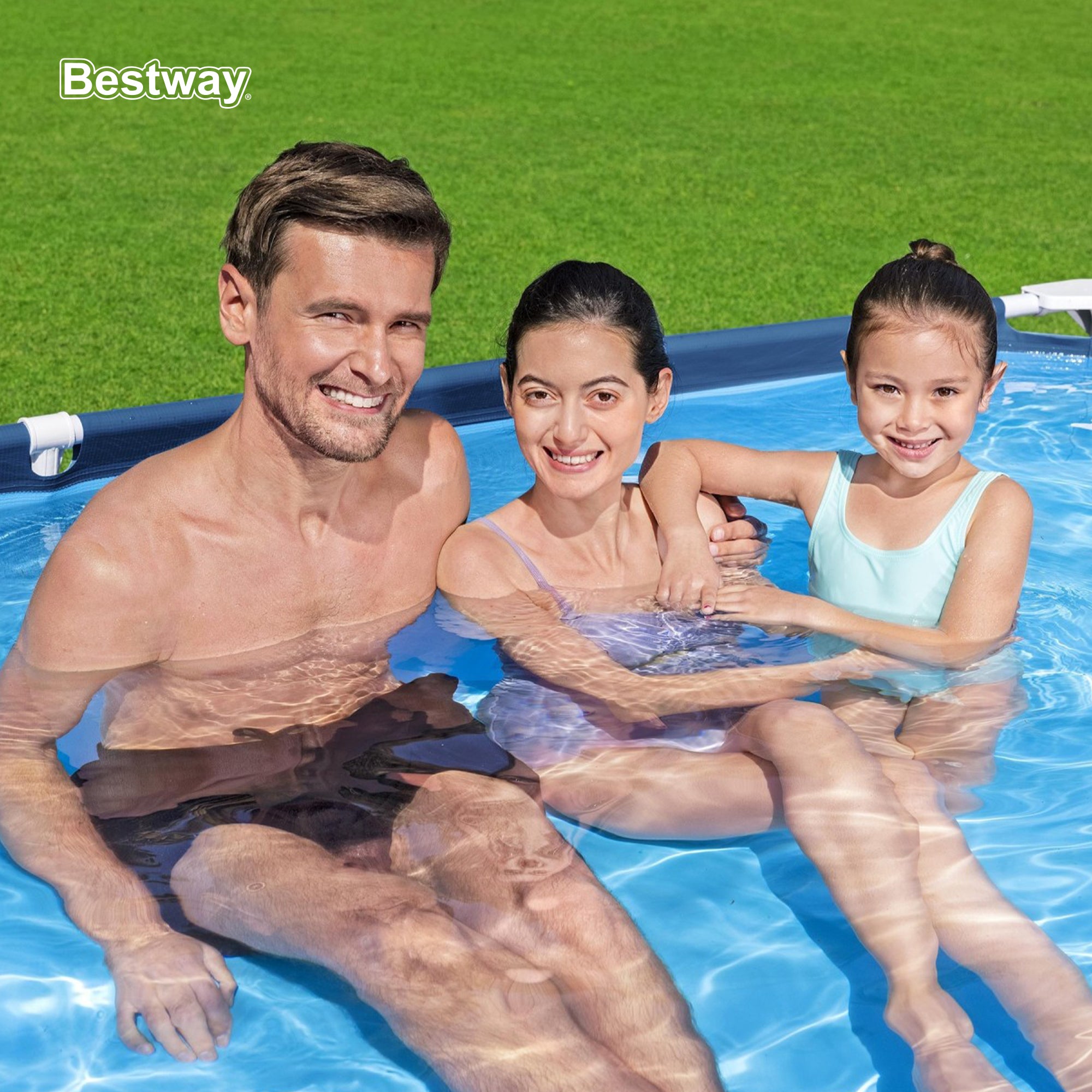 Bestway Steel Pro 8.5' x 5.6' x 2' Rectangular Ground Pool(Pool Only)(For Parts) - VMInnovations