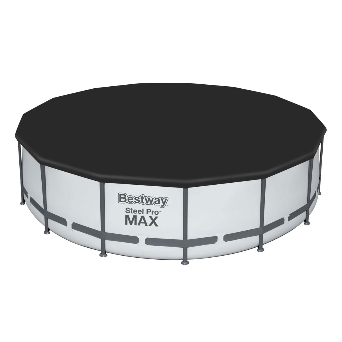 Bestway Steel Pro Max 15ft Frame Above Ground Swimming Pool Set w/ Pump & Filter
