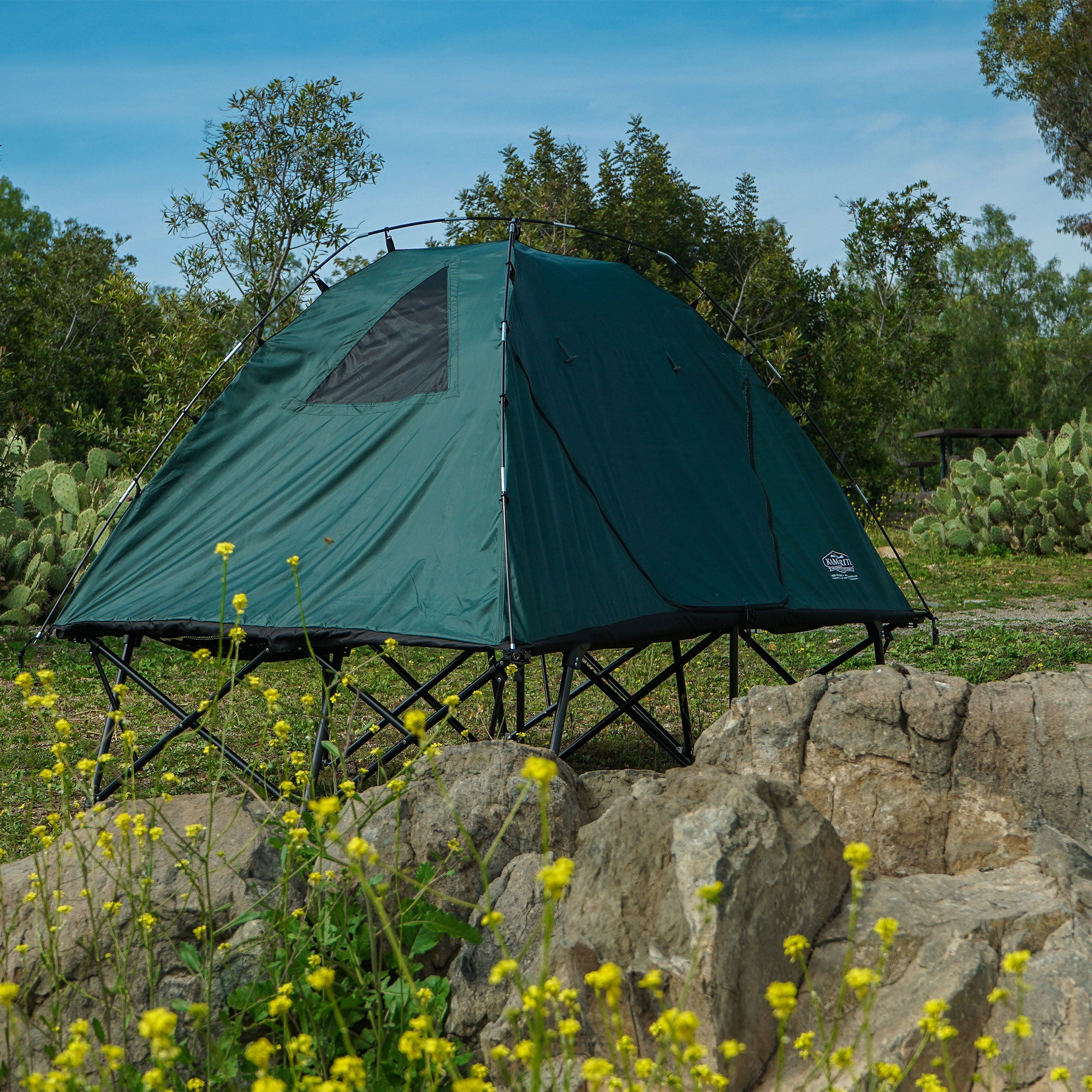 Kamp Rite CTC 2-Person Compact Collapsible Backpacking Camping Tent Cot (Used) - VMInnovations