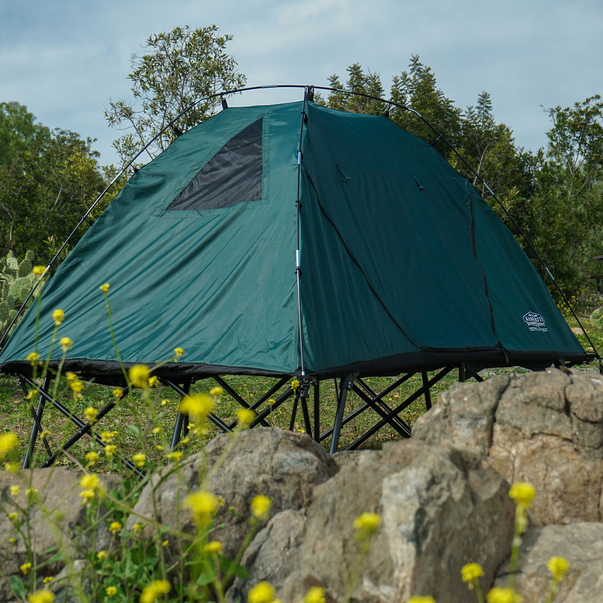 Kamp Rite CTC 2-Person Compact Collapsible Backpacking Camp Tent Cot (Open Box)