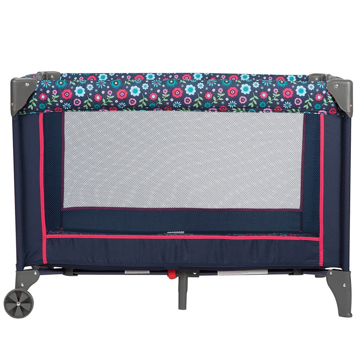 Cosco Funsport Compact Playpen Foldable Portable Infant Play Yard, Flower Garden
