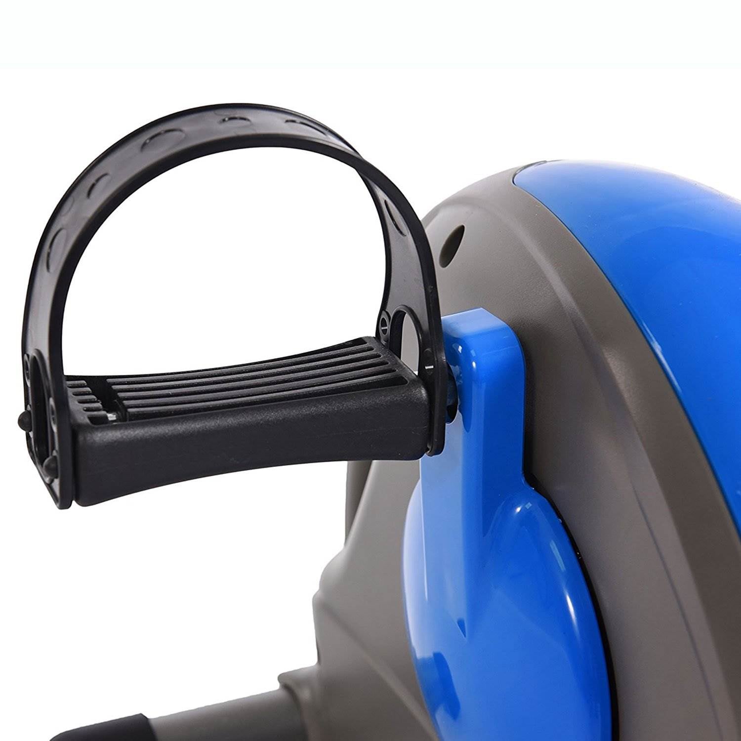 Stamina Compact Adjustable Mini Exercise Bike w/ Smooth Pedal System, Blue(Used) - VMInnovations