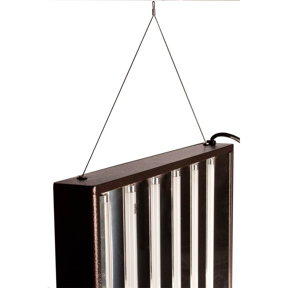 Agrobrite T5 432W 4' 8-Tube Daisy Chainable Grow Light Fixture + Lamp (Open Box)