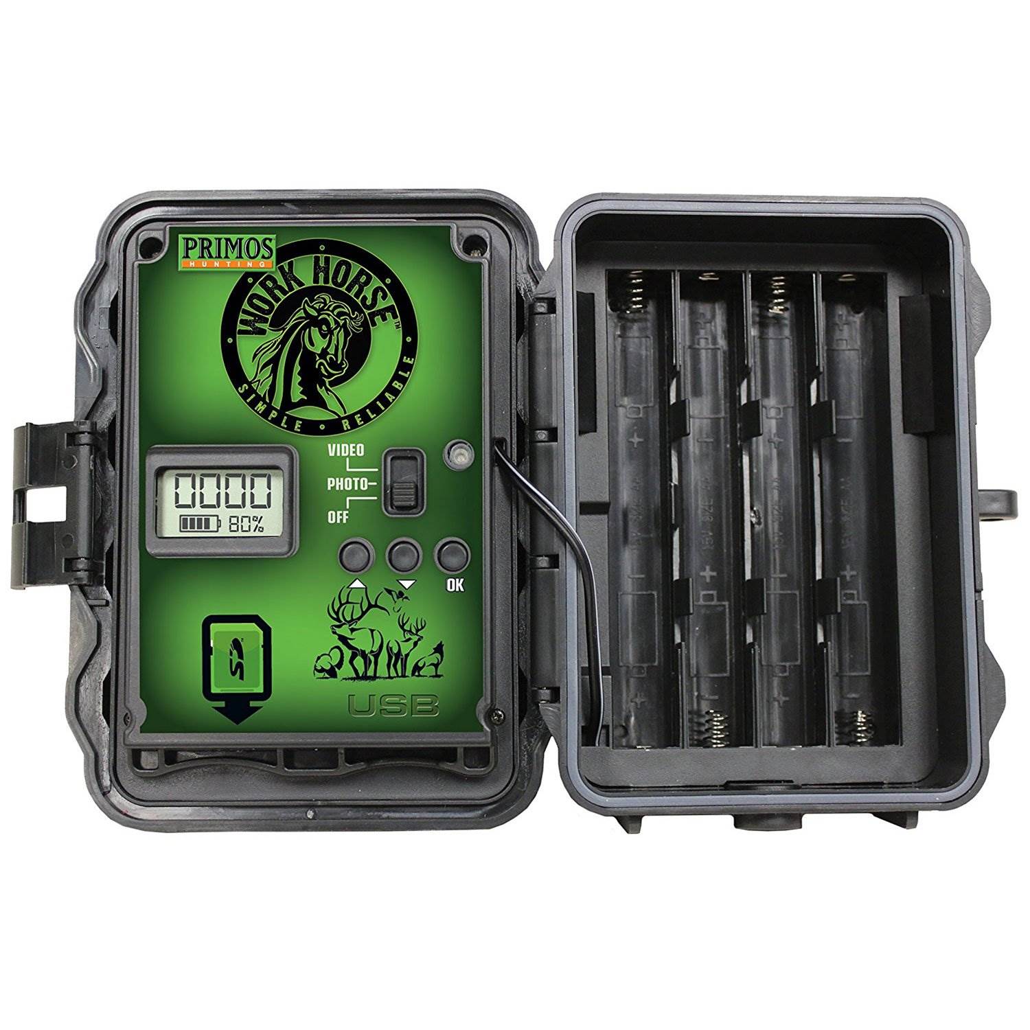 Primos Work Horse 3MP Infrared Hunting Game Trail Camera (Certified Refurbished)