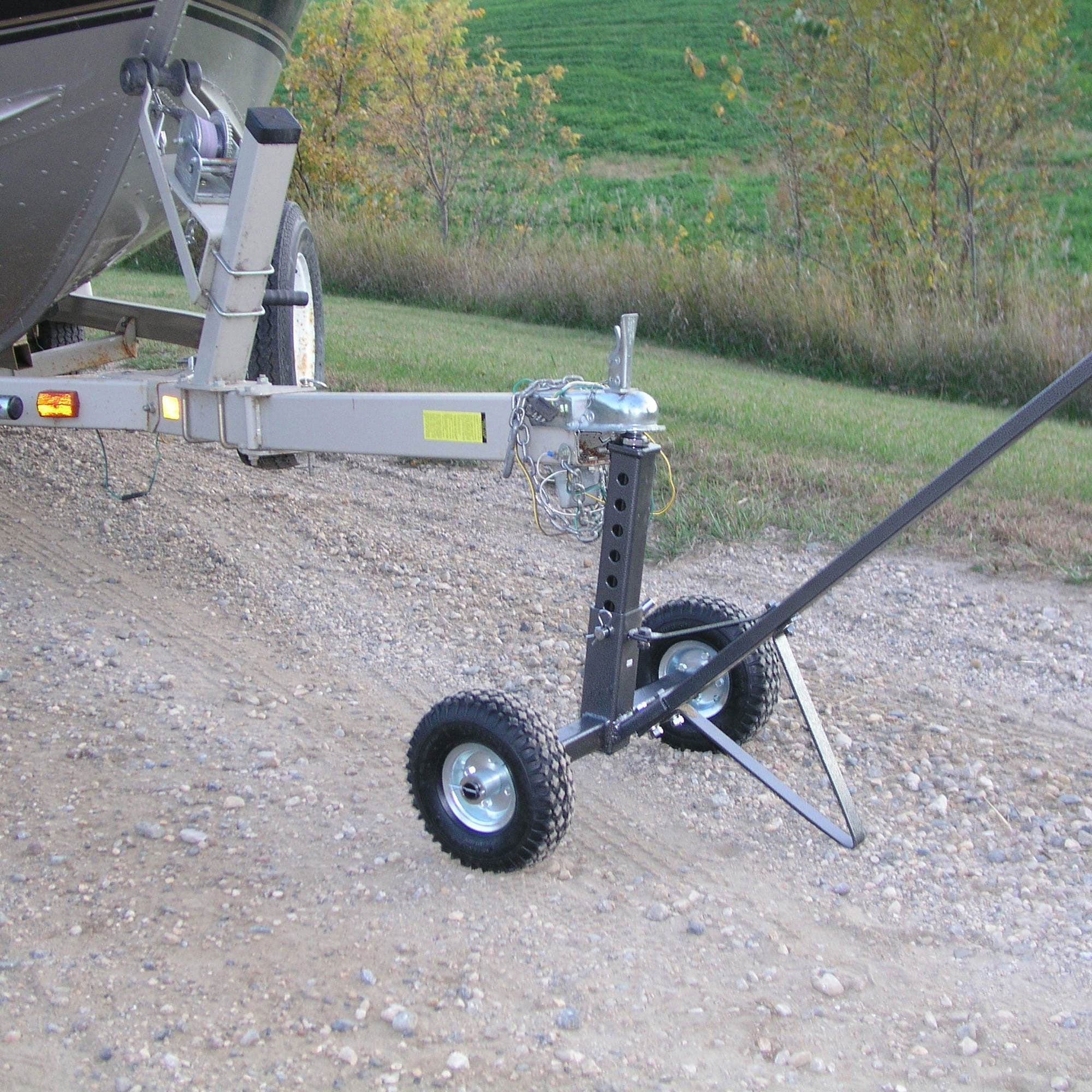 Tow Tuff TMD-600AFF Adjustable Steel 600 Pound Capacity Trailer Dolly (Open Box)