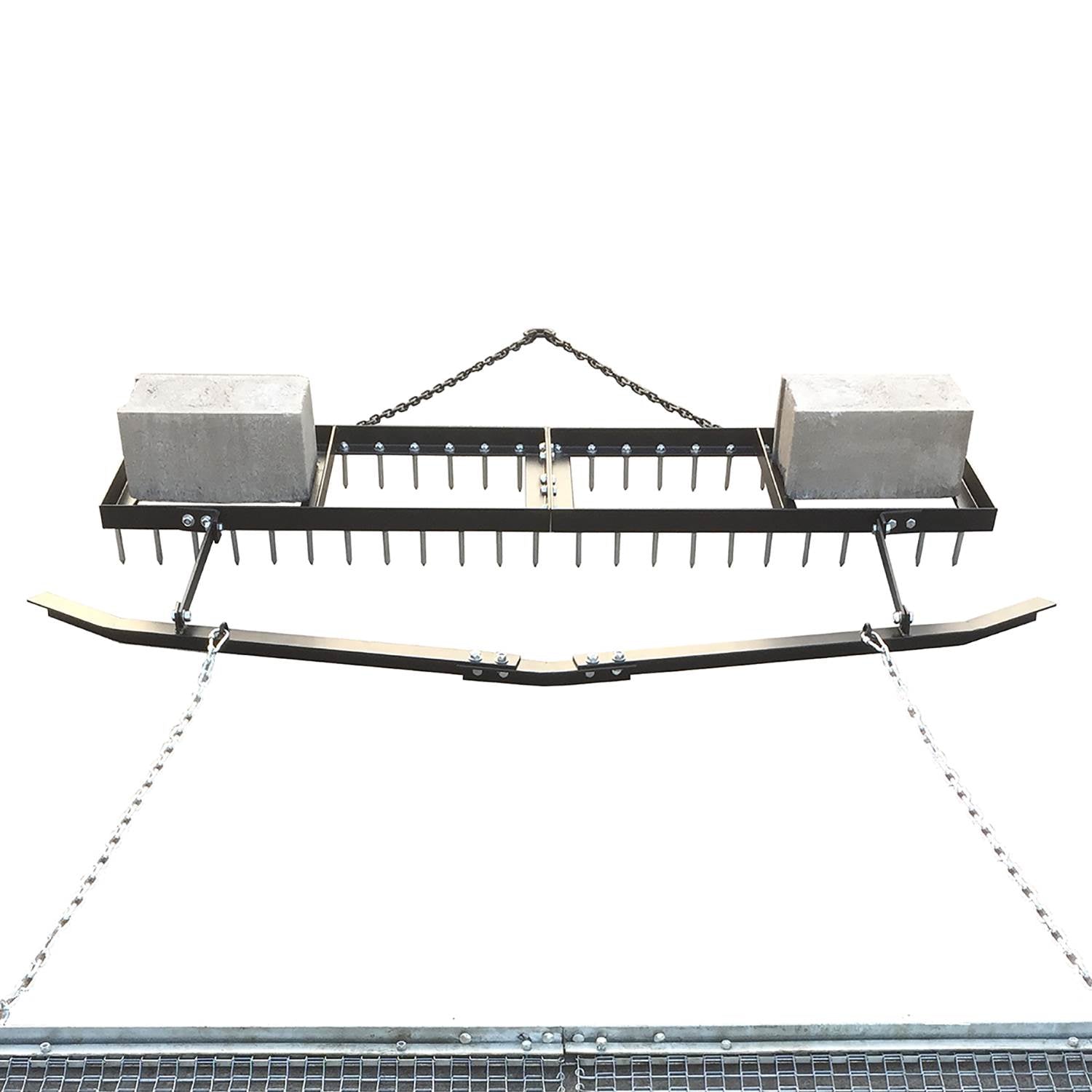 Yard Tuff 6' Spike Drag with Leveling Bar & Drag Mat for ATV/UTVs (Open Box) - VMInnovations
