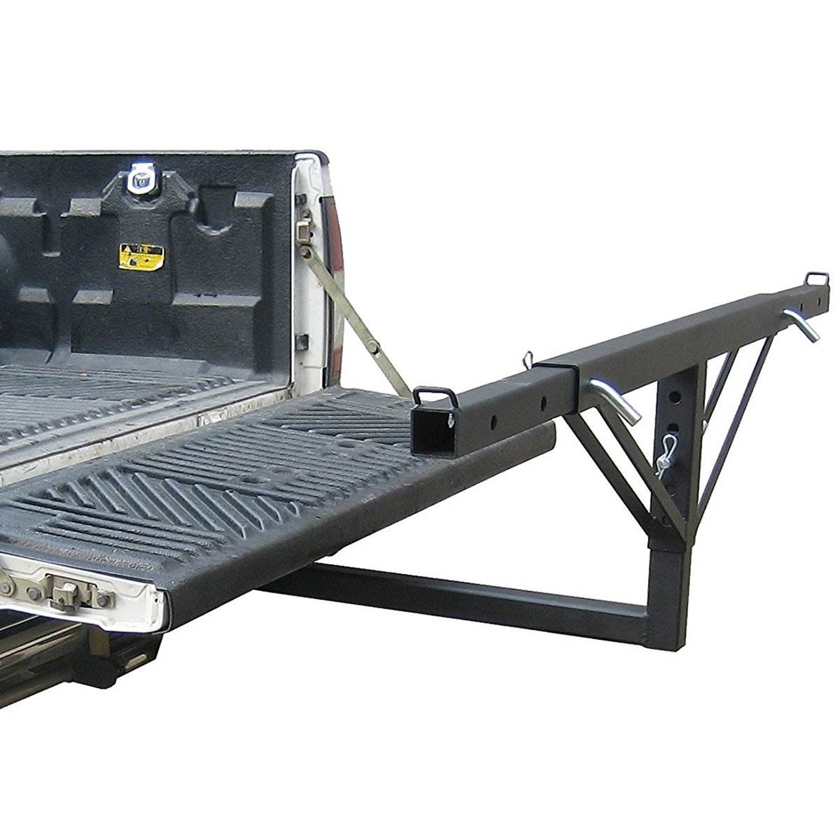 Tow Tuff Adjustable Steel Truck Bed Extender, Class III & IV Receivers(Open Box)