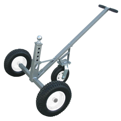 Tow Tuff Adjustable Solid Steel 800 lb Capacity Trailer Dolly w/ Caster (2 Pack)