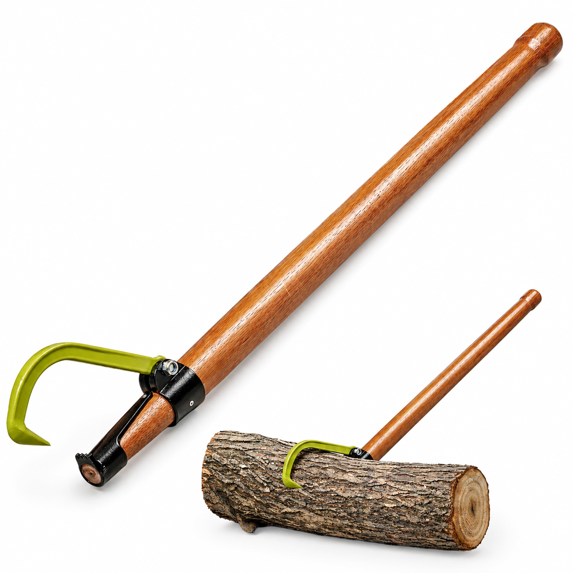 Timber Tuff TMW-30 4 Ft. Wood Handle Logging Forestry Log Rolling Cant Hook Tool - VMInnovations