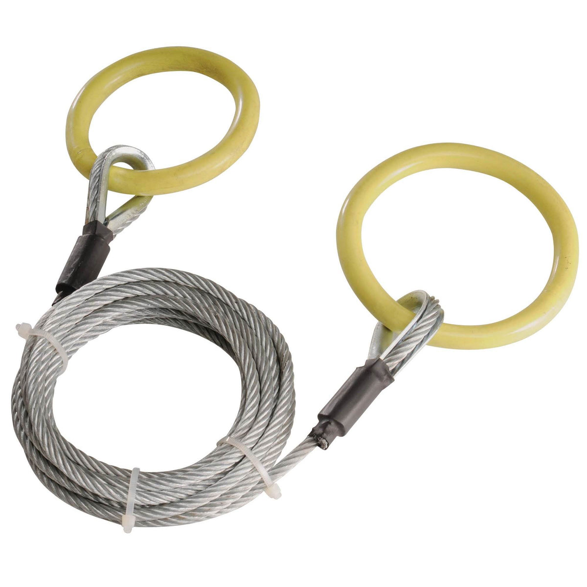 Timber Tuff TMW-38 Heavy Duty Log Lumber Choker Cable with Tow Rings (Open Box)