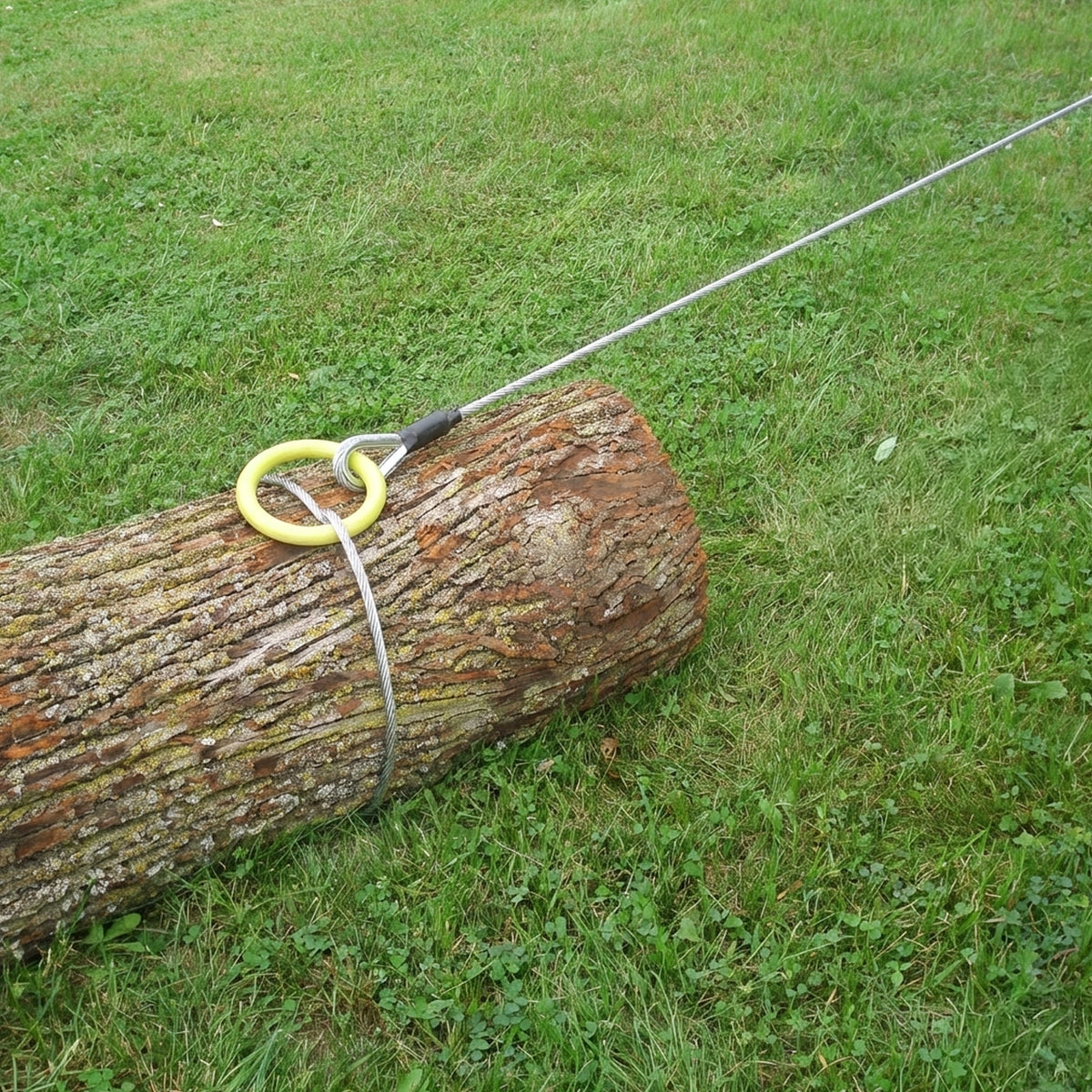 Timber Tuff TMW-38 Heavy Duty Log Lumber Choker Cable with Tow Rings (Open Box)