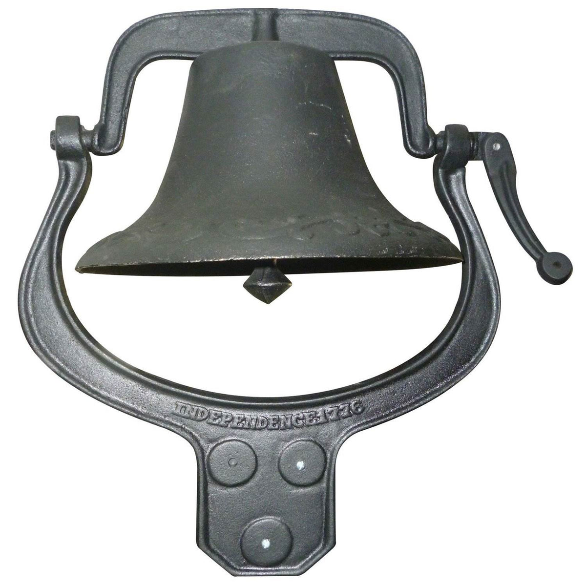 Yard Tuff YTF-22LB Large Decorative Cast Iron Metal Farm Dinner Bell (Open Box)