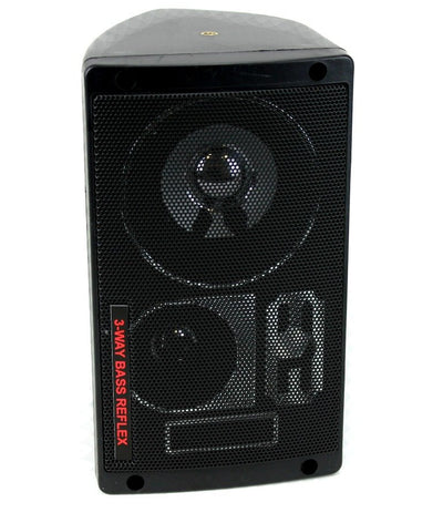 2) PYRAMID 2060 300W 3-Way Car Audio Mini Box Speakers Stereo System (Open Box)