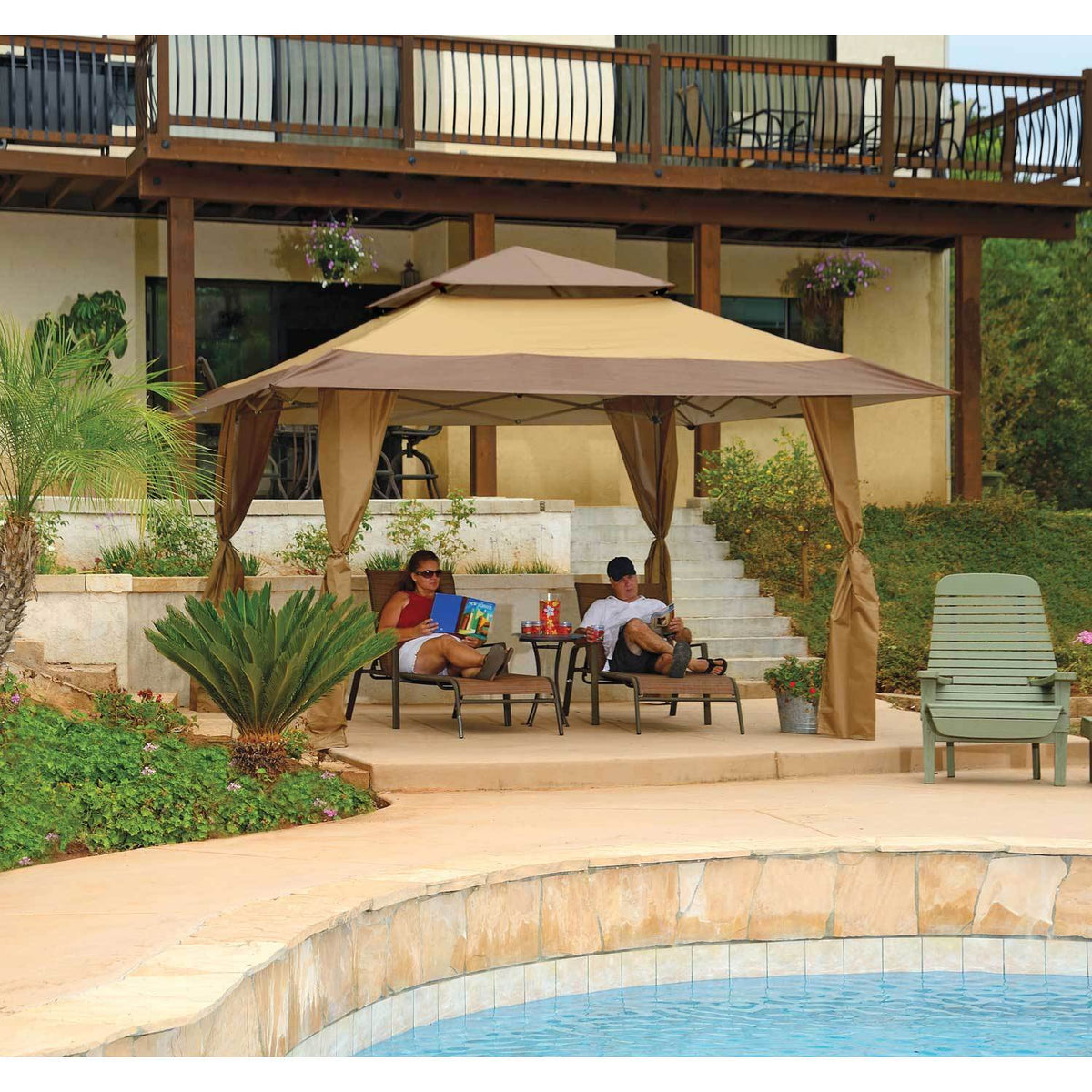 Z-Shade Screen Instant Outdoor Gazebo & Z-Shade 13 x 13Ft Instant Gazebo
