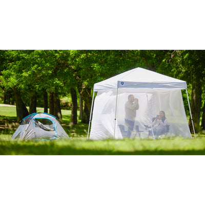 Z-Shade 10' Horizon Angled Leg Screen Shelter Attachment, Blue (Attachment Only) - VMInnovations