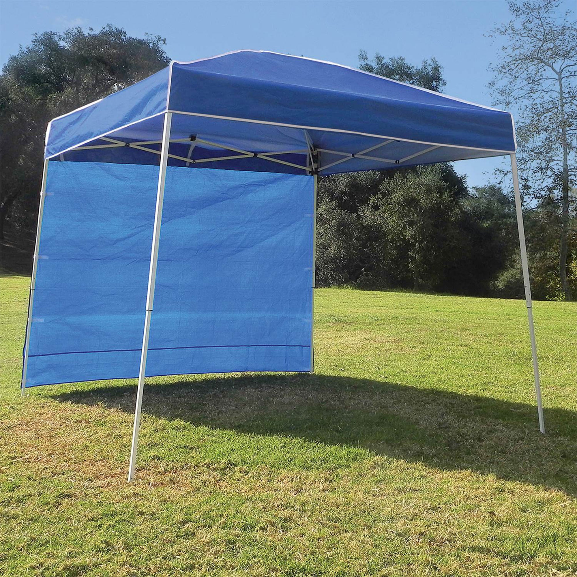Z-Shade 10x10' Instant Canopy Tent Taffeta Sidewall Accessory, Blue (Open Box) - VMInnovations