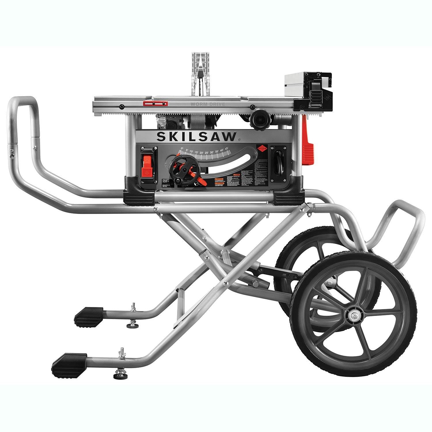 Skilsaw 10" Heavy Duty Portable Folding Worm Drive Table Saw w/ Stand (Damaged)