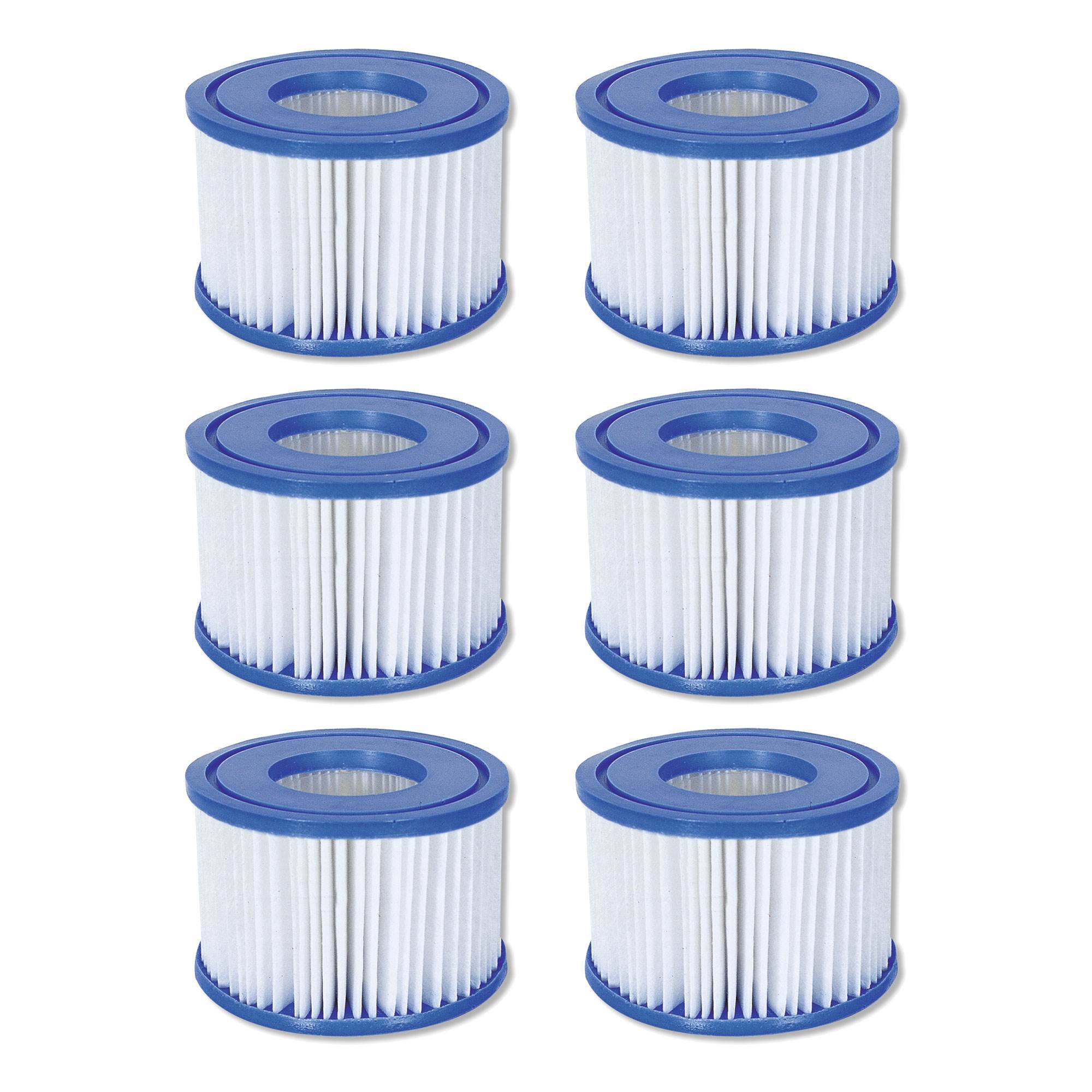 Coleman SaluSpa 90352E Pool Filter Pump Type VI Replacement Cartridge (6 Pack) - VMInnovations