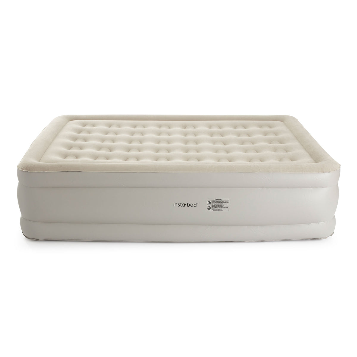Insta-Bed Raised 18" Queen Air Mattress w/ Built In Never Flat AC Pump (Used)