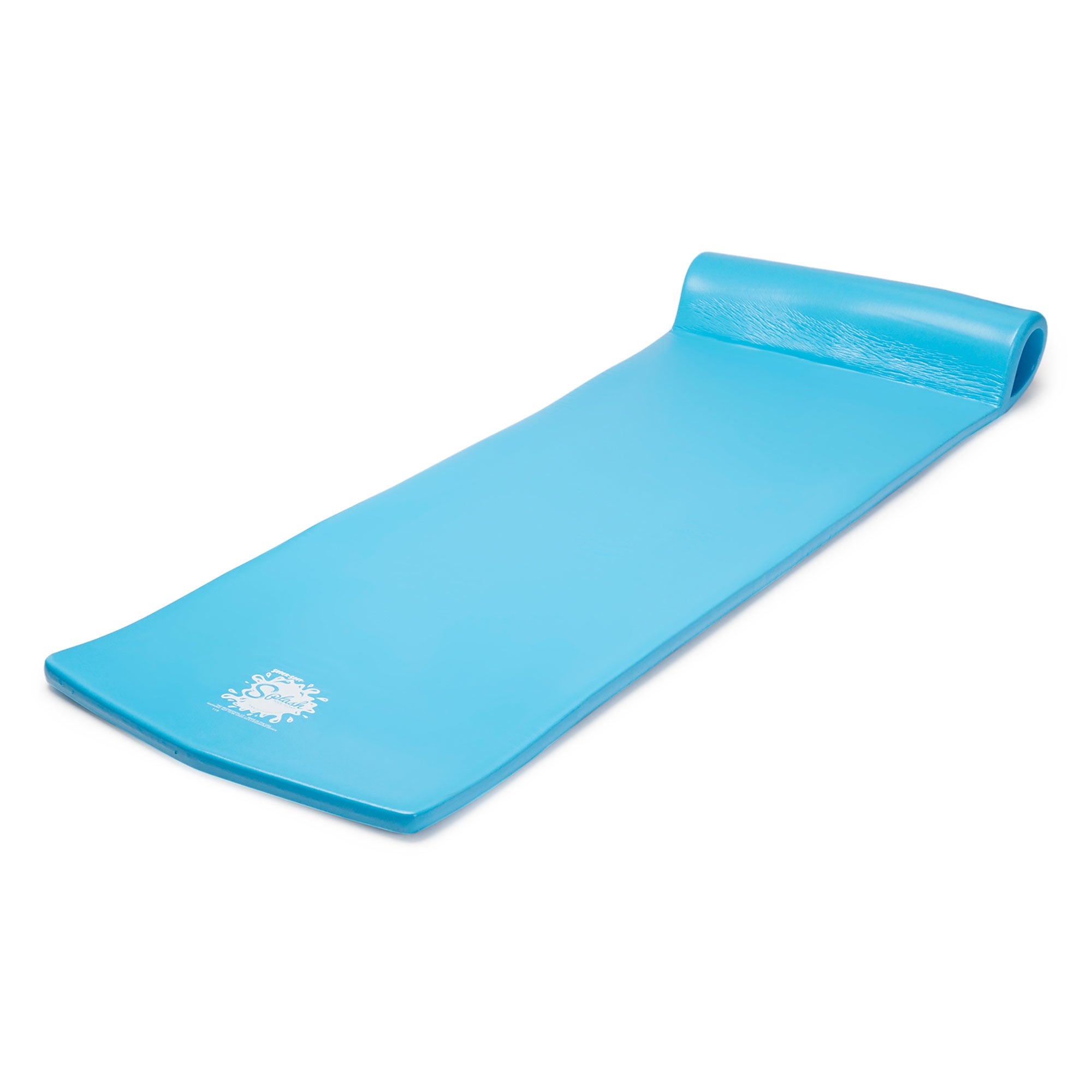 TRC Recreation Splash 70" Foam Raft Lounger Pool Float, Marina Blue (Used)