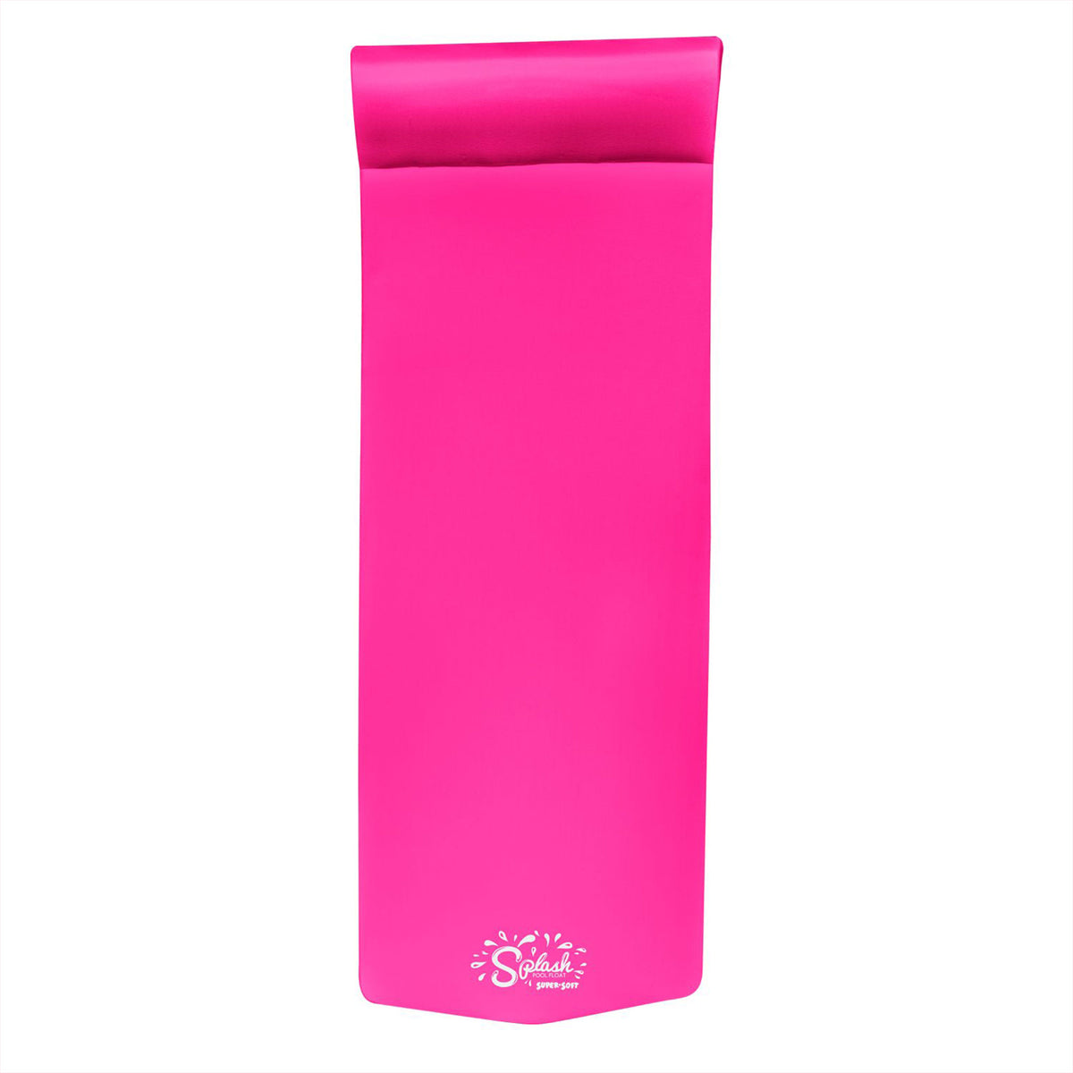 TRC Recreation Splash 1.25" Thick Foam Swimming Pool Float Mat, Flamingo Pink