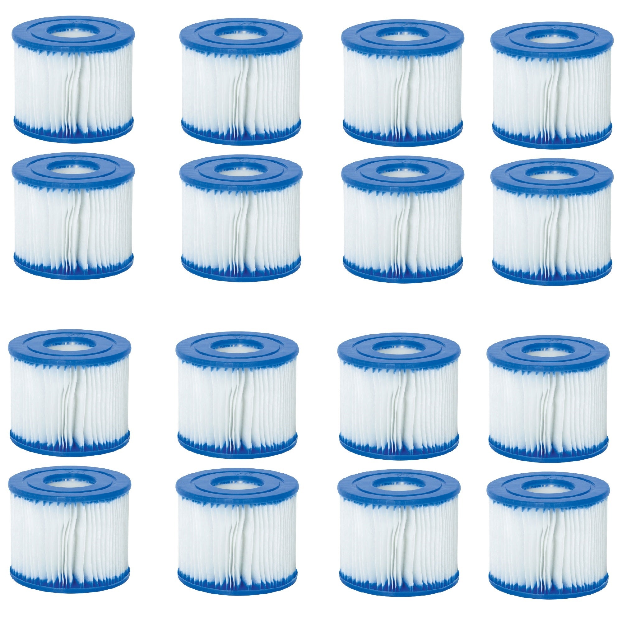 Bestway Swimming Pool Pump Replacement Cartridge Type VII & D (8 Packs of 2 Ea.)