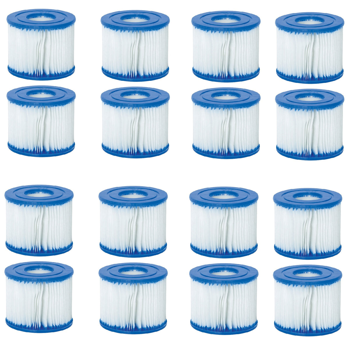 Bestway Swimming Pool Pump Replacement Cartridge Type VII & D (8 Packs of 2 Ea.)