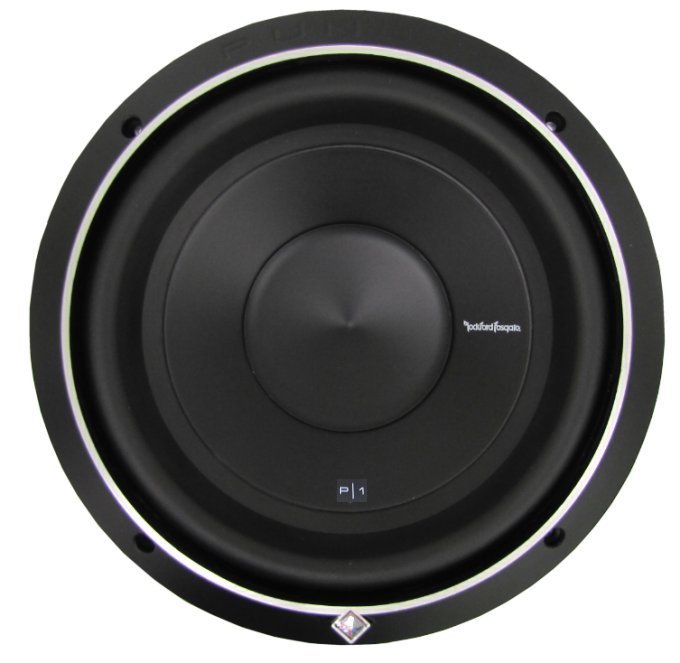 New Rockford Fosgate 10" 500 Watt 4-Ohm Car Audio Subwoofer Sub P1S410 (4 Pack)
