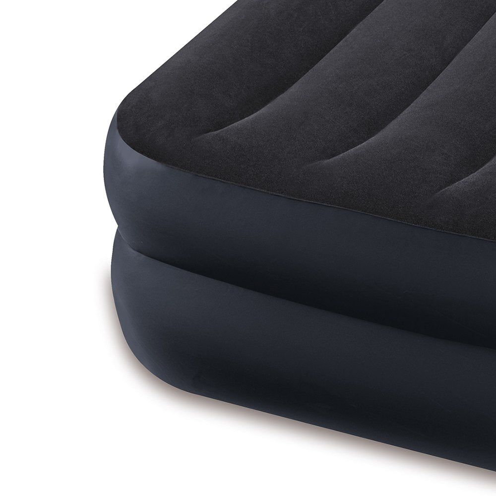 Intex Dura-Beam Pillow Rest Air Mattress Bed w/ Built-In Pump, Twin (4 Pack)