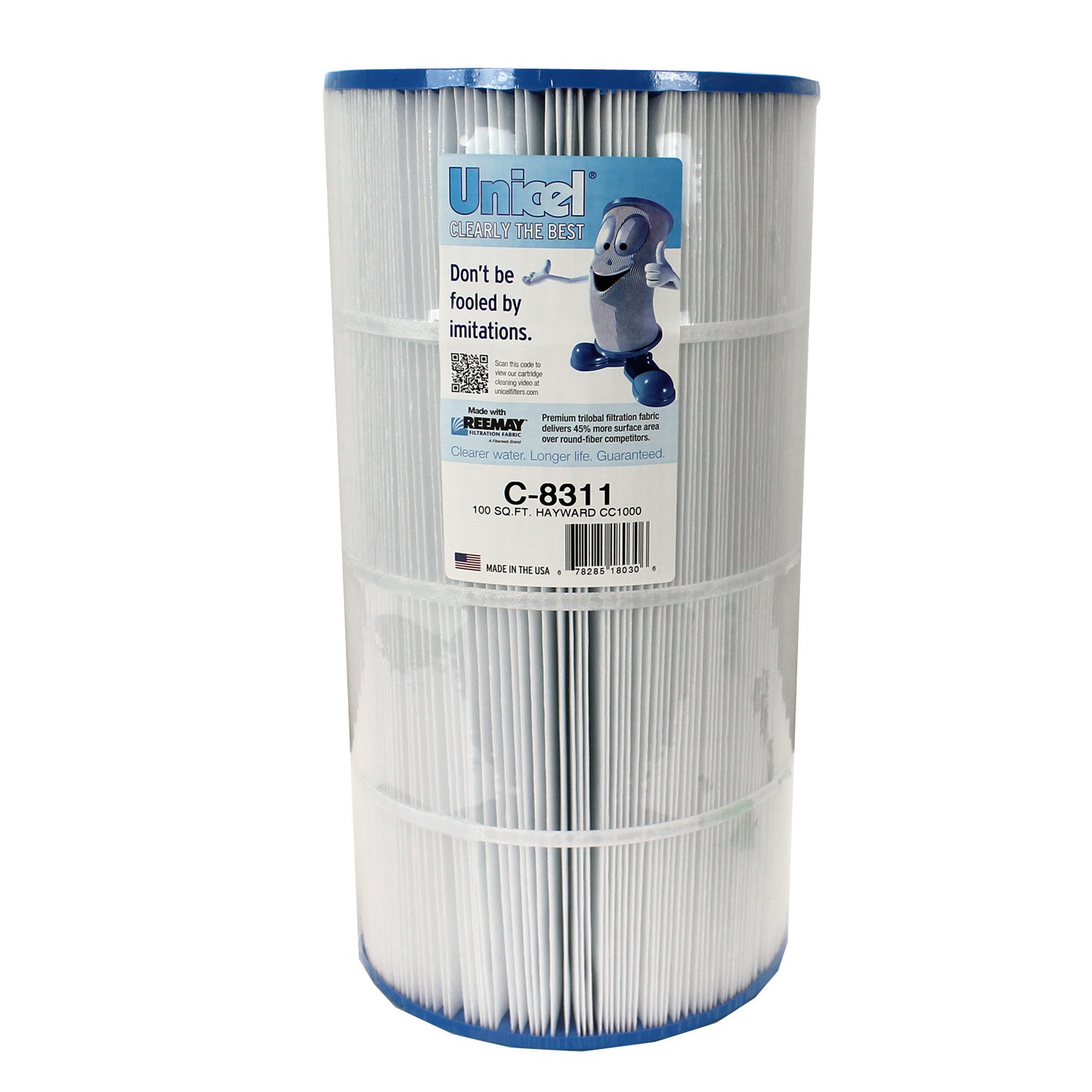 Unicel Spa Replacement Cartridge Filter 100 Sq Ft Hayward Xstream (3 Pack) - VMInnovations