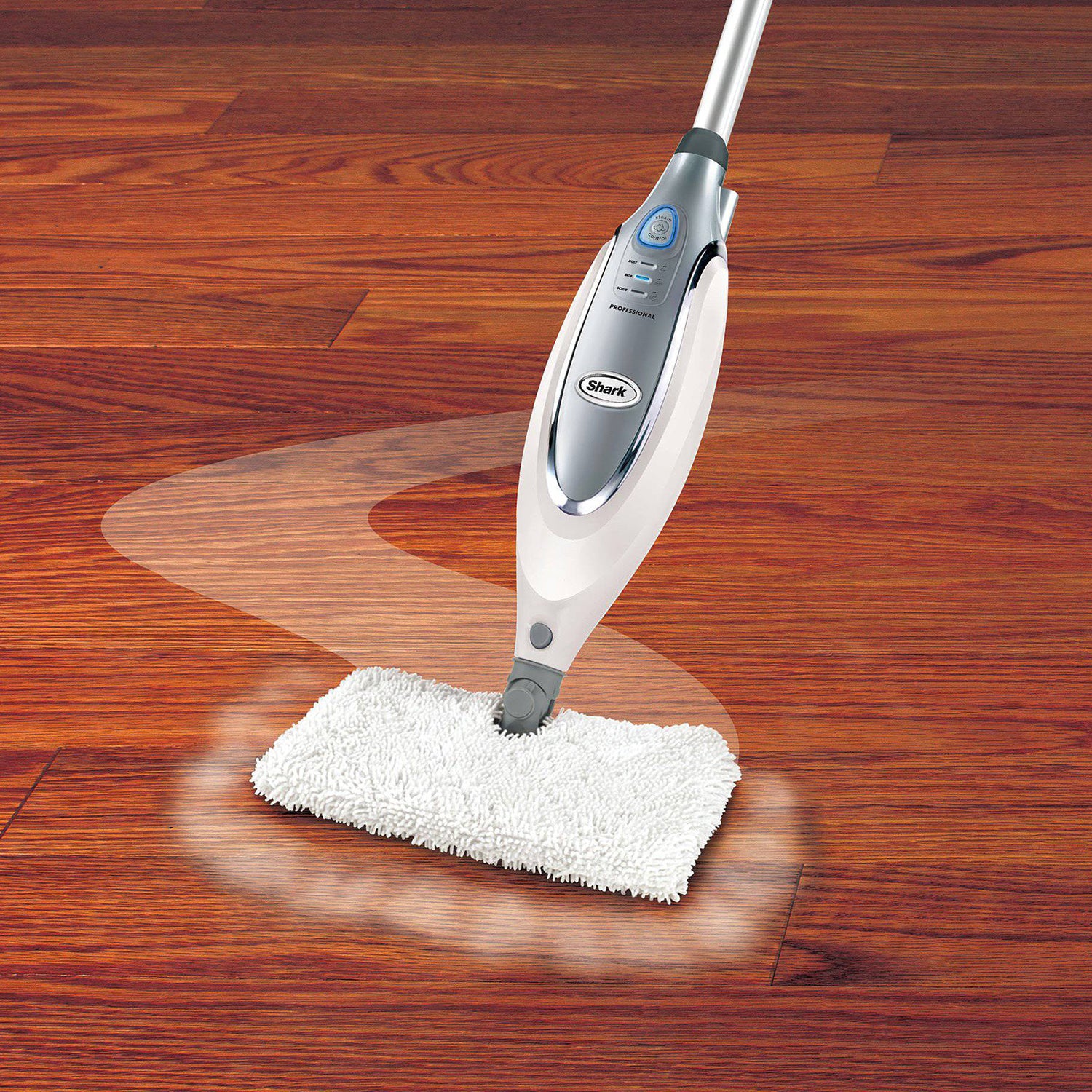 Shark Dust, Mop, & Scrub Steam Pocket Mop Certified Refurbished (Used)