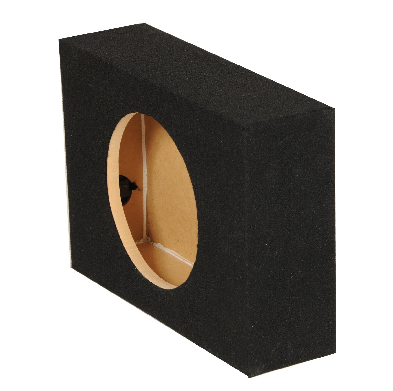 QPower Single 10 Inch Subwoofer Enclosure Box and Pyle 1000 Watt DVC Subwoofer