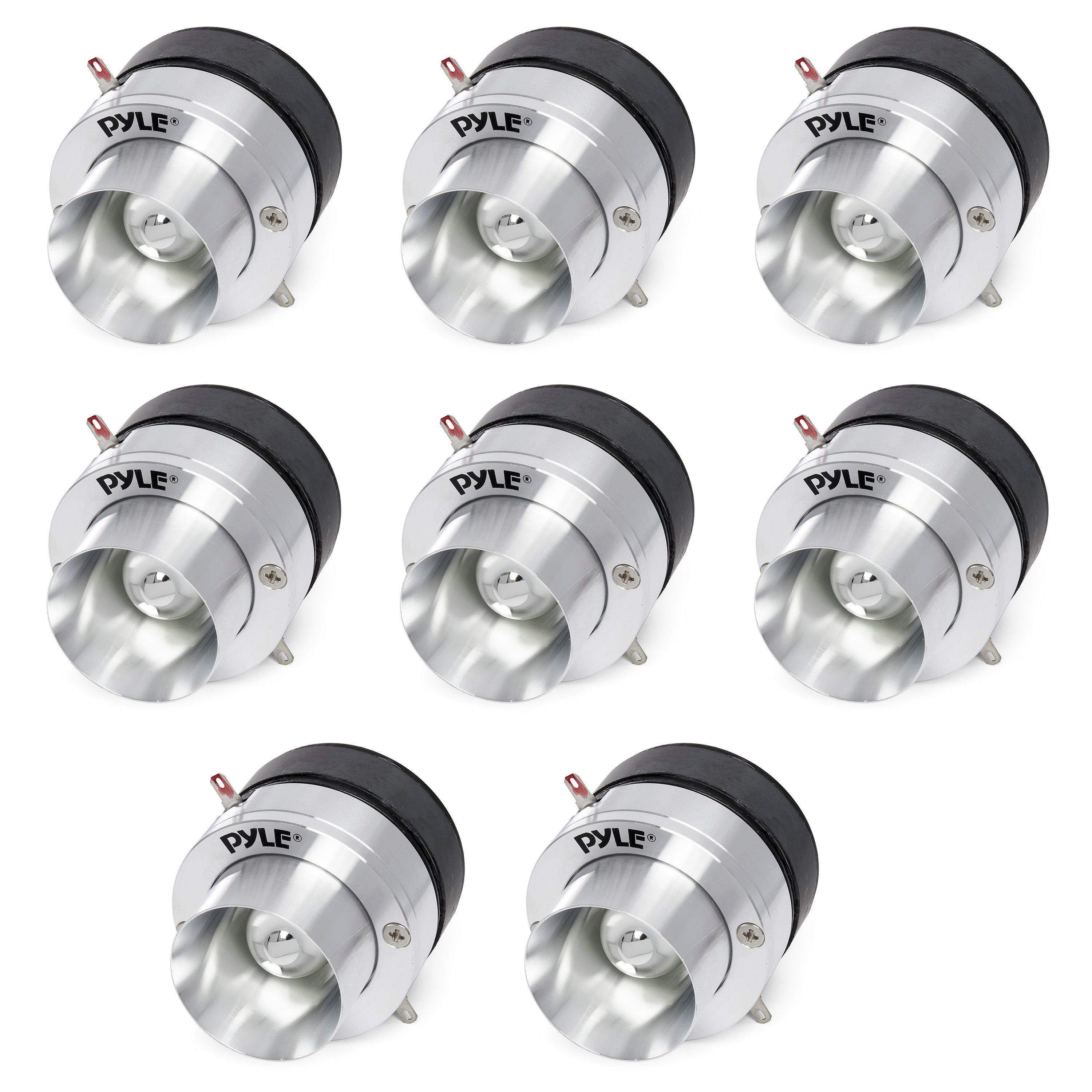Pyle Pro Coil Titanium Dome Crossover Sound Tweeter for Car Stereo (8 Pack) - VMInnovations