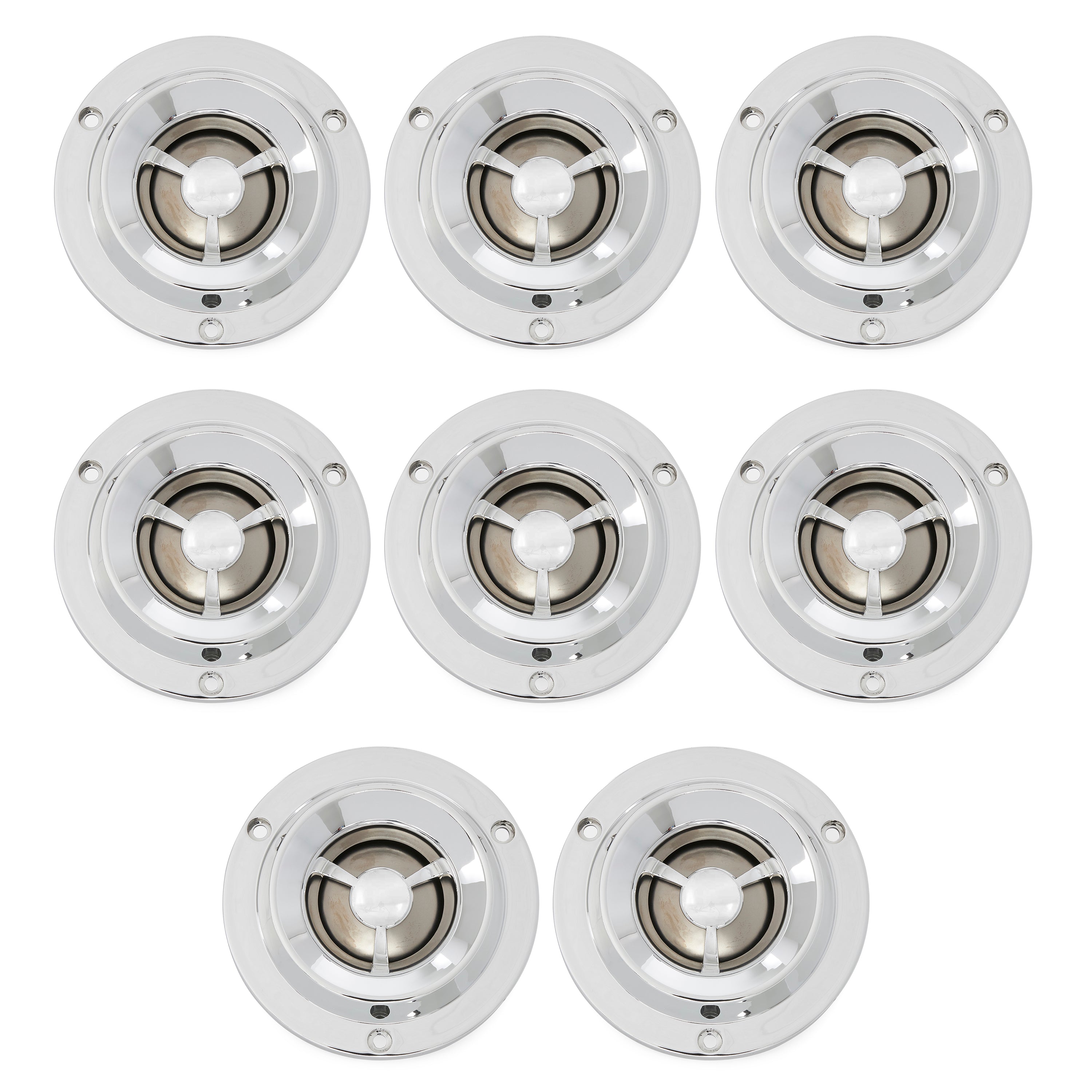 Pyle Pro 1.75 Inch Coil Titanium Dome Crossover Tweeter for Car Stereo (8 Pack)