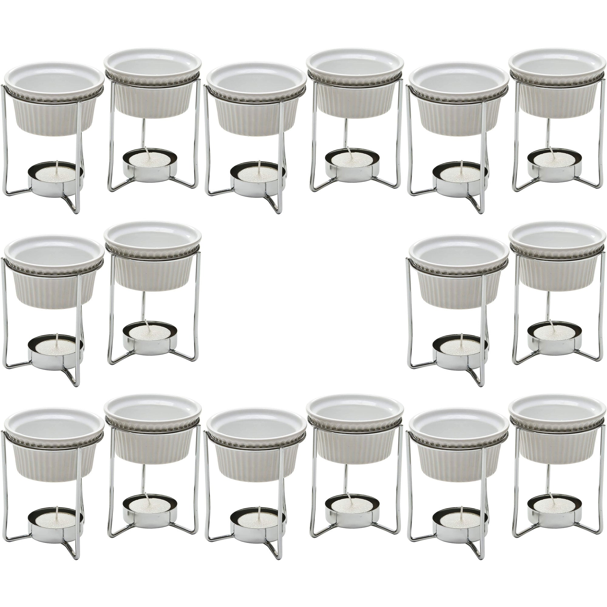 PrepWorks by Progressive 5-Ounce Ceramic Butter Warmer Home Fondue Set (8 Sets)