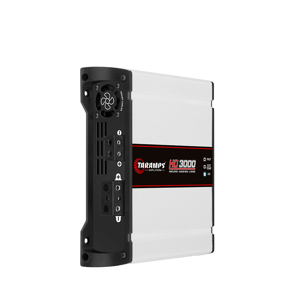 Taramps HD 3000 Watt RMS 2 Ohm Monoblock Amplifier and Audiopipe Amp Install Kit