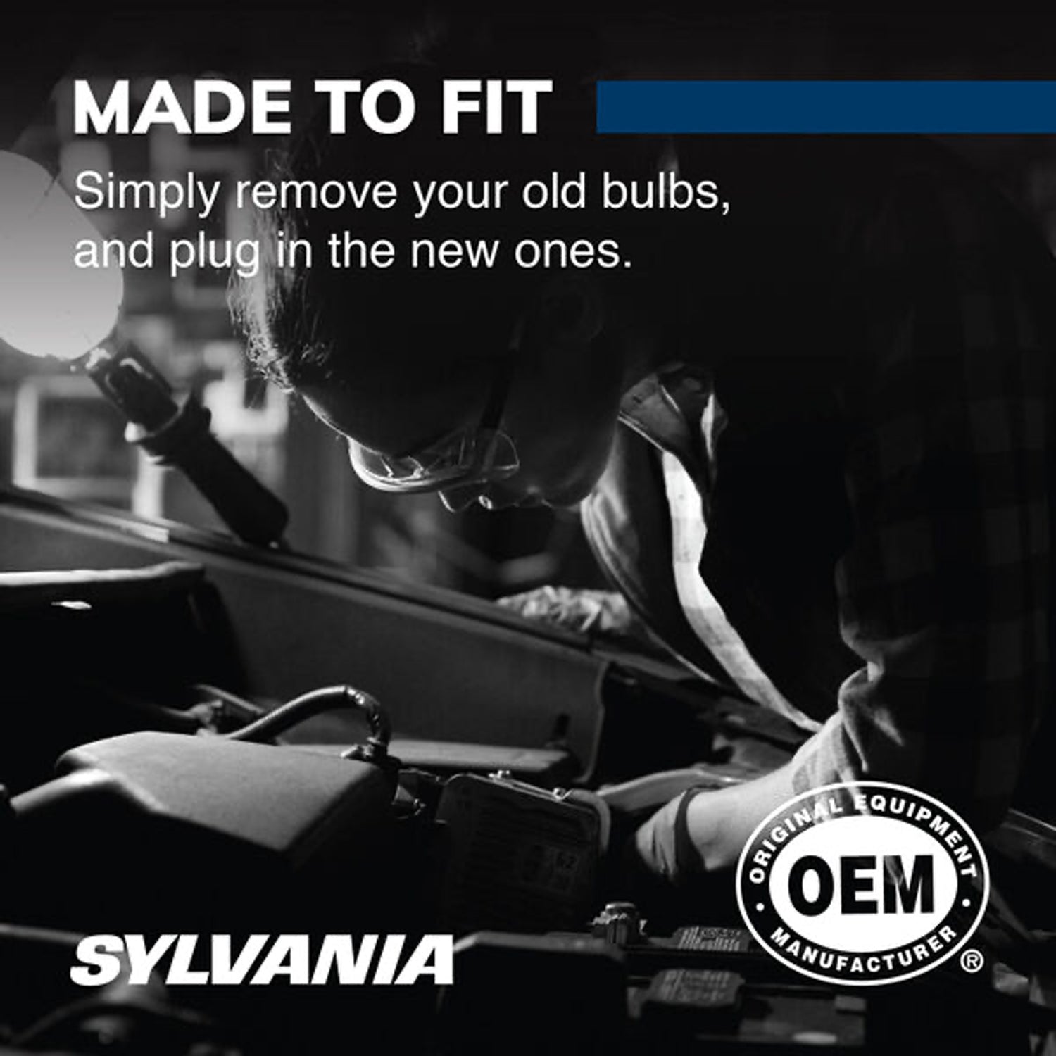Sylvania 9007 SilverStar High Performance Halogen Headlight Bulbs White (2 Pack)