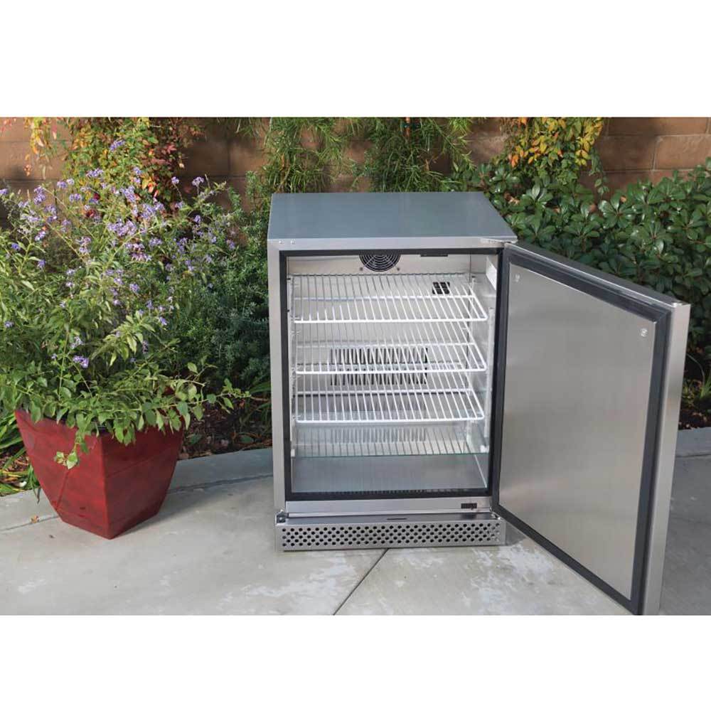 Bull Premium Stainless Steel Rated 24" Kitchen Refrigerator Fridge (Open Box)