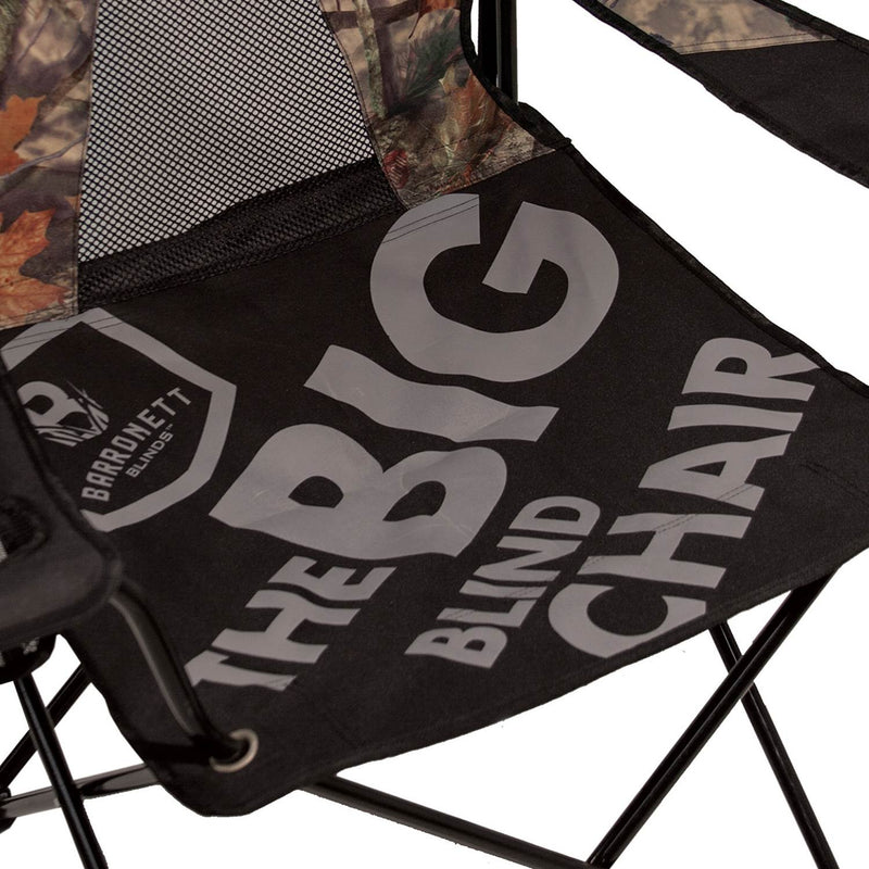 Barronett Blinds Big Blind Black & Camo Large Heavy Duty Folding Chair (2 Pack)